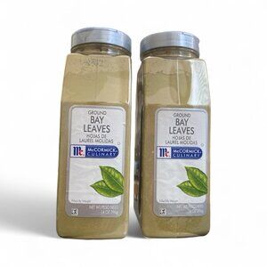 McCormick Culinary Ground Bay Leaves 14oz Bulk Spice for Cooking  2 Pack